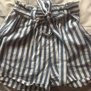 SHEIN self tie shorts